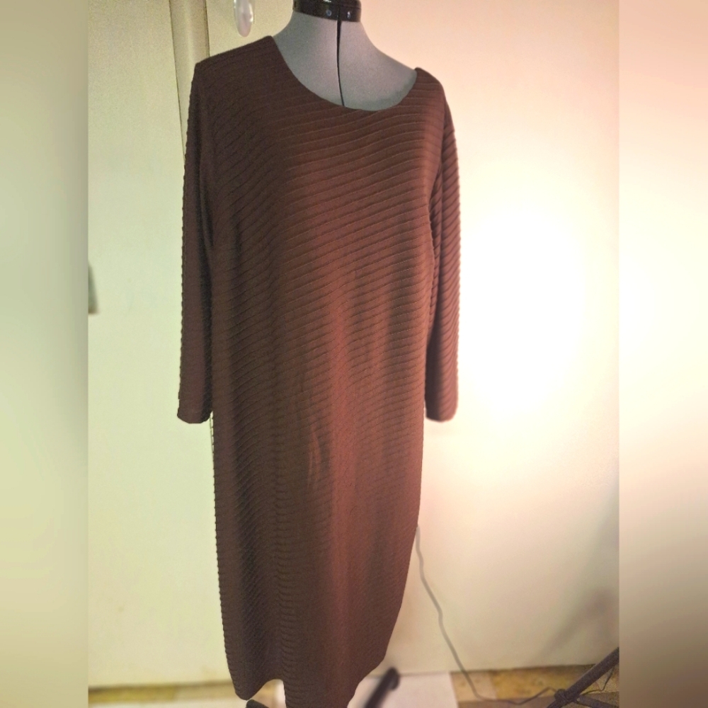Cato Woman Brown Shift Dress Size 22W